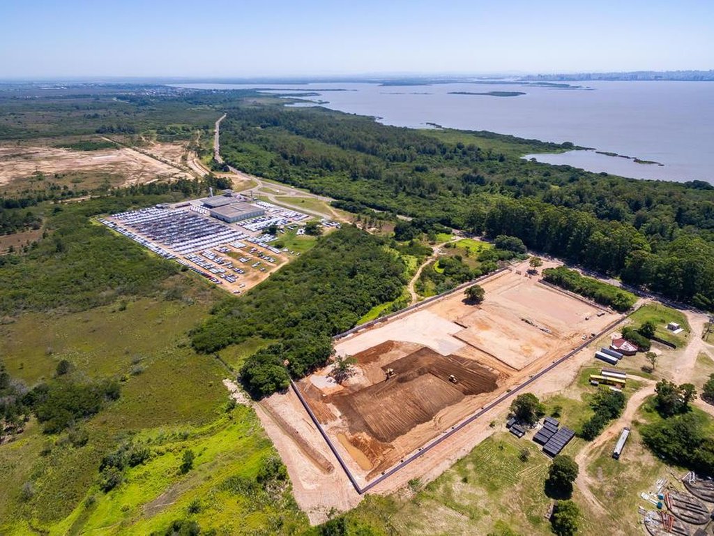 Terrenos de la futura fbrica Diamond en la ciudad de Guaba, en Rio Grande do Sul, muy prxima a Porto Alegre.